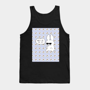 What's The Tea, Sis? Bunny Tank Top